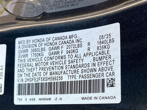 Used 2025 Honda Civic Sport image 28