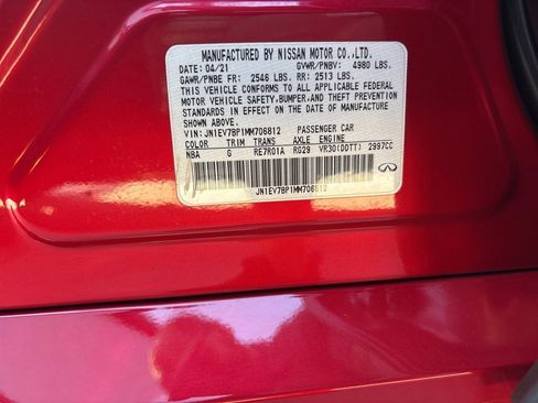 Used 2021 INFINITI Q50 Luxe w/ Cargo Package image 6