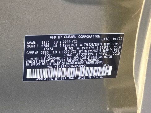 Used 2022 Subaru Outback Premium image 19