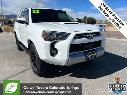 Used 2022 Toyota 4Runner TRD Off-Road Premium w/ TRD Black Wheel Package (TMS) image 1