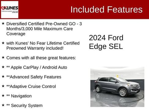 Used 2024 Ford Edge SEL AWD/4WD image 2