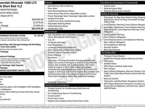 Used 2023 Chevrolet Silverado 1500 LTZ w/ LTZ Convenience Package II AWD/4WD image 2