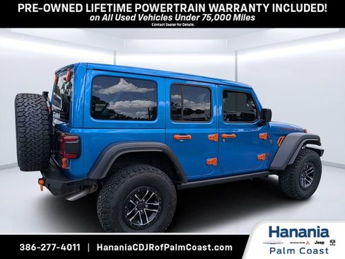 Used 2024 Jeep Wrangler Unlimited Rubicon w/ XTREMEE 35" Tire Package AWD/4WD image 3