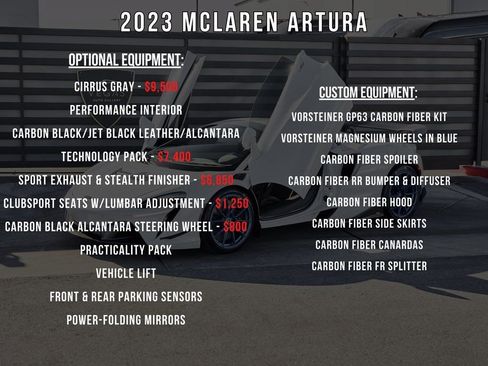 Used 2023 McLaren Artura RWD image 5