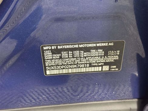 Used 2022 BMW X3 xDrive30i w/ Convenience Package image 16