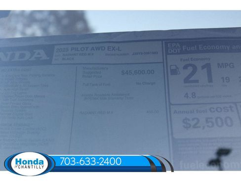 New 2025 Honda Pilot EX-L image 38