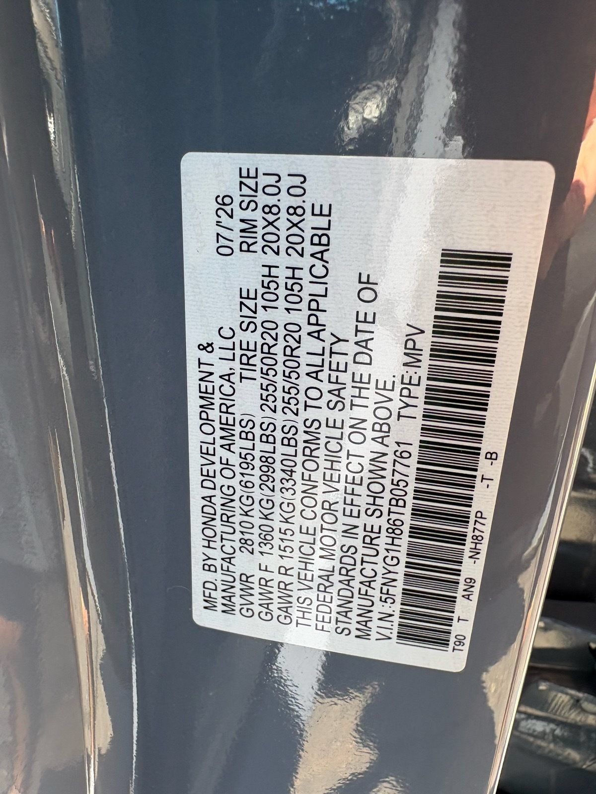 New 2026 Honda Pilot Elite image 31