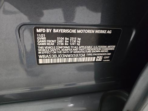 Used 2022 BMW 540i w/ M Sport Package RWD image 14