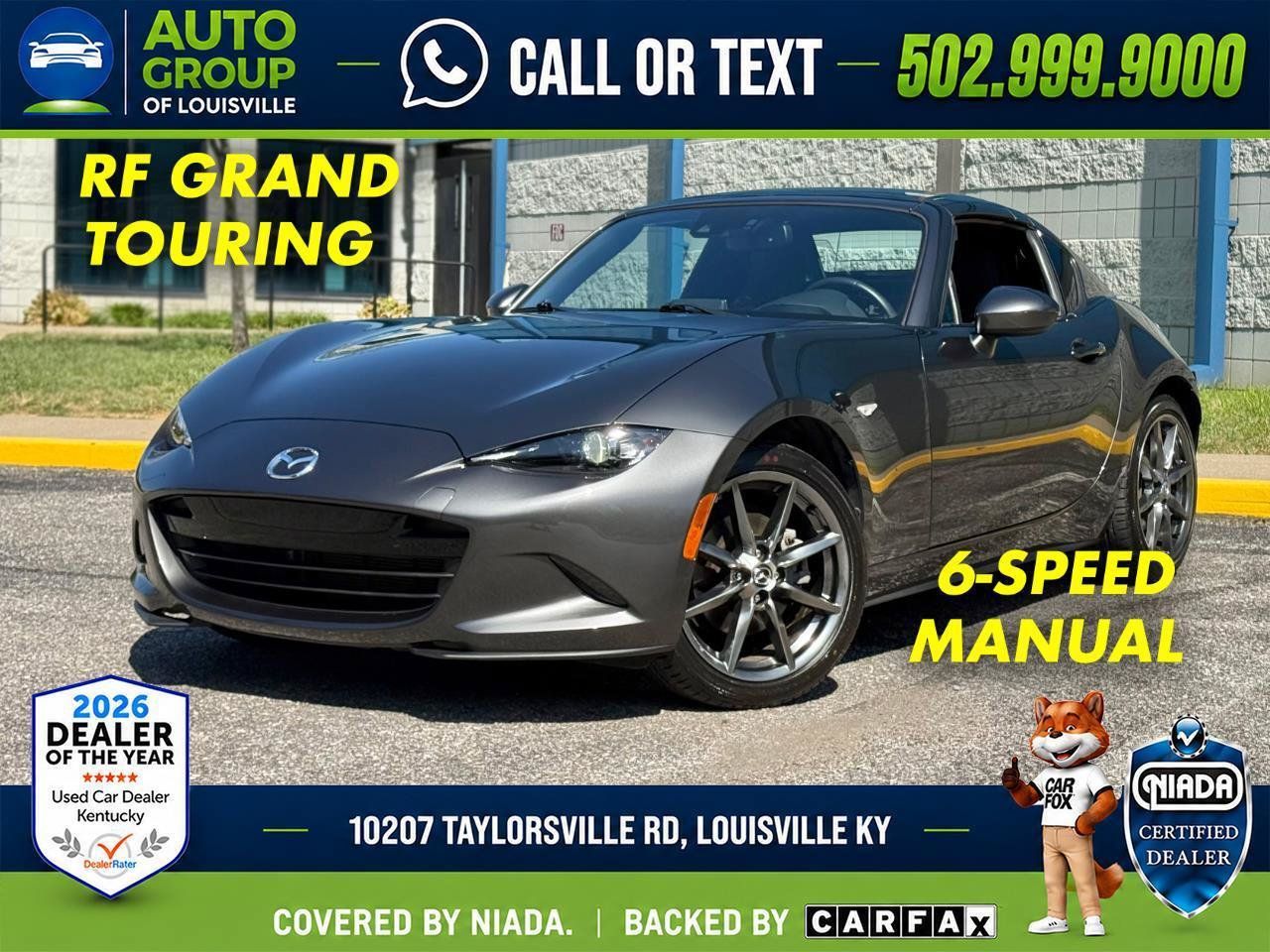 Used 2017 MAZDA MX-5 Miata RF Grand Touring RWD image 1