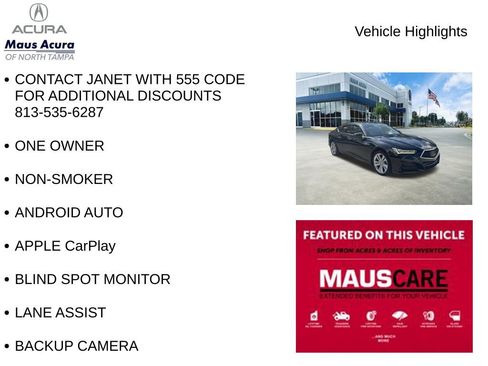 Used 2021 Acura TLX w/ Technology Package FWD image 8