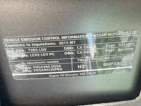 Used 2015 Nissan Altima 2.5 SV w/ Convenience Package FWD image 10