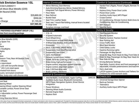 Used 2020 Buick Envision Essence image 19