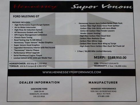 New 2025 Ford Mustang GT Premium w/ GT Performance Package RWD image 12