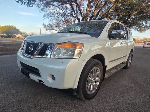 Used 2015 Nissan Armada Platinum w/ 2nd Row Captain Seat Package image 2