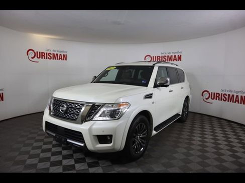 Used 2019 Nissan Armada Platinum w/ Captain's Chairs Package AWD/4WD image 3