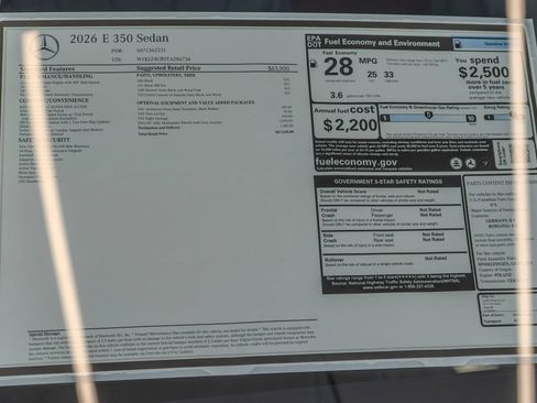 Used 2026 Mercedes-Benz E 350 Sedan image 35