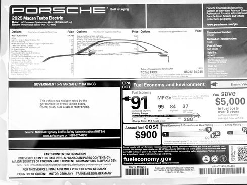 New 2025 Porsche Macan Turbo Electric image 27