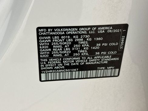 Used 2022 Volkswagen Atlas SE AWD/4WD image 30