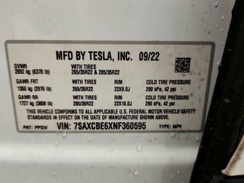 Used 2022 Tesla Model X Plaid AWD/4WD image 21