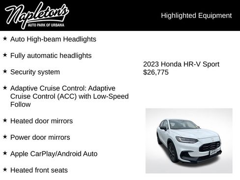 Used 2023 Honda HR-V Sport image 6
