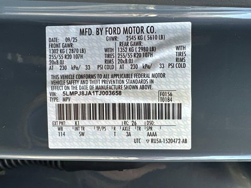 New 2026 Lincoln Nautilus Premier w/ Equipment Group 102A image 33