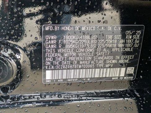 Certified 2026 Honda HR-V EX-L image 22