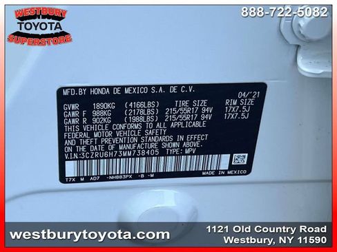 Used 2021 Honda HR-V EX-L image 22