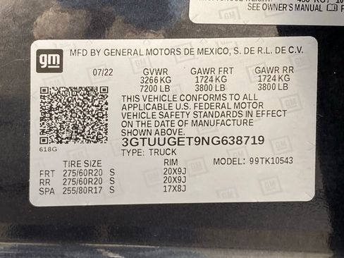 Used 2022 GMC Sierra 1500 Denali AWD/4WD image 33