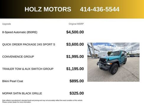 Used 2024 Jeep Wrangler Sport AWD/4WD image 5