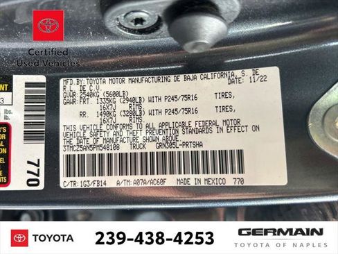 Certified 2023 Toyota Tacoma SR image 19