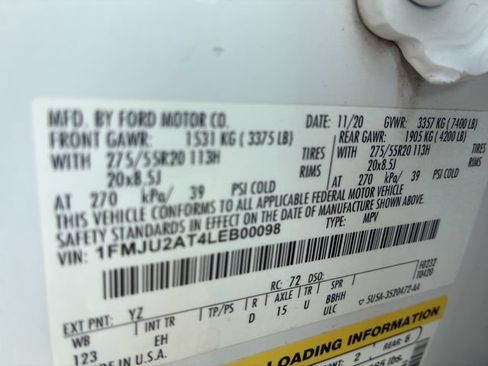 Used 2020 Ford Expedition Limited AWD/4WD image 15