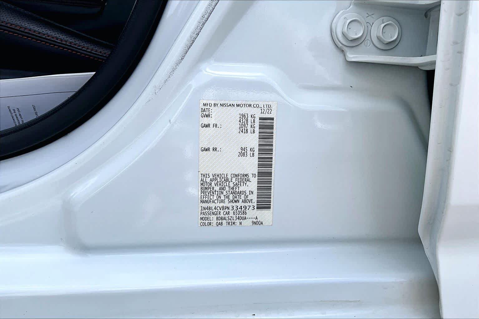 Used 2023 Nissan Altima 2.5 SR FWD image 34