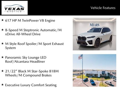 Used 2025 BMW X5 M Competition w/ Executive Package AWD/4WD image 2