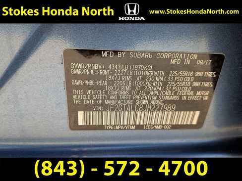 Used 2018 Subaru Crosstrek 2.0i Limited AWD/4WD image 7