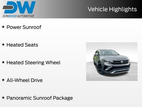 Used 2023 Volkswagen Taos SE AWD/4WD image 3