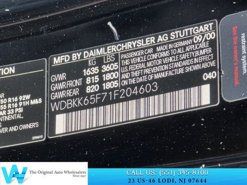 Used 2001 Mercedes-Benz SLK 320 image 19