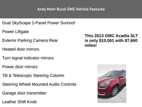 Used 2013 GMC Acadia SLT image 8
