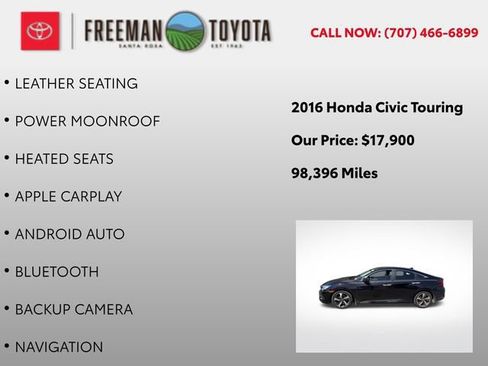 Used 2016 Honda Civic Touring image 4