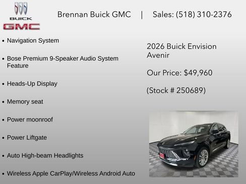 New 2026 Buick Envision Avenir AWD/4WD image 6