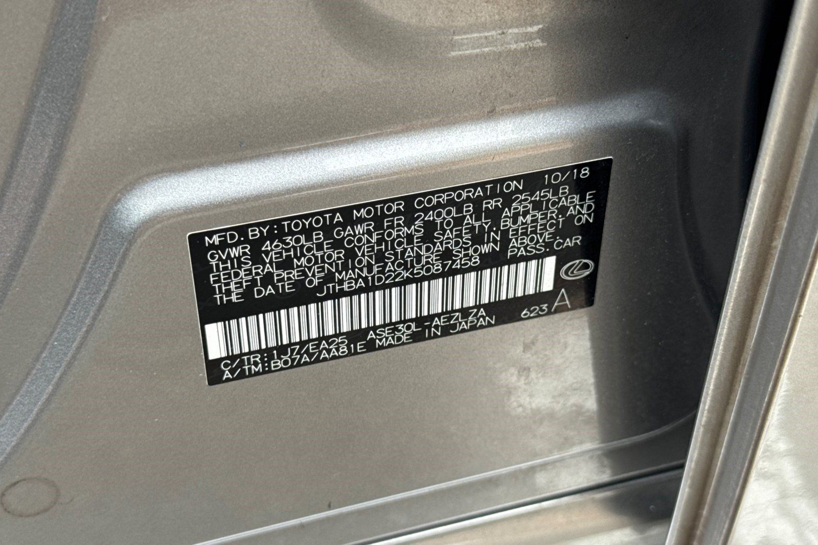 Used 2019 Lexus IS 300 F Sport w/ F Sport Package RWD image 40
