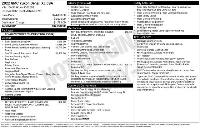 Used 2022 GMC Yukon XL Denali RWD image 19