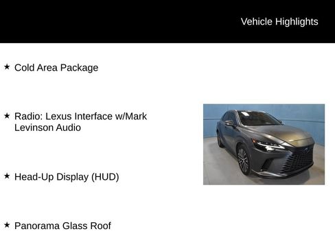 Used 2023 Lexus RX 350 Premium Plus w/ Cold Area Package AWD/4WD image 35