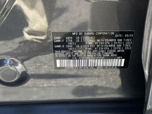 Used 2023 Subaru Outback Limited image 35