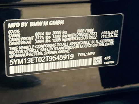 New 2026 BMW X5 M Competition w/ Executive Package AWD/4WD image 34