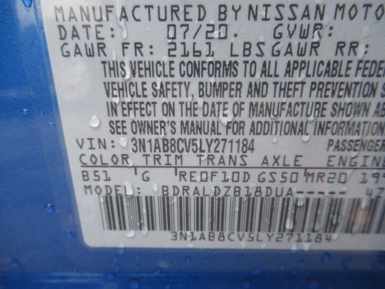 Used 2020 Nissan Sentra SV FWD image 16