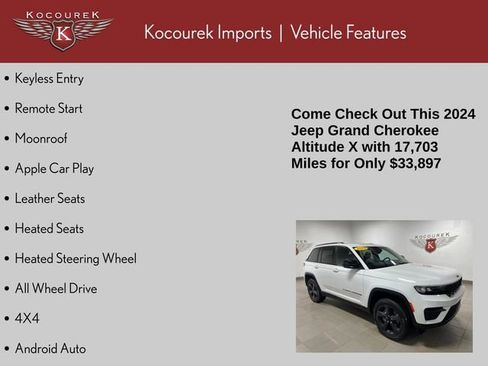 Used 2024 Jeep Grand Cherokee Altitude image 4