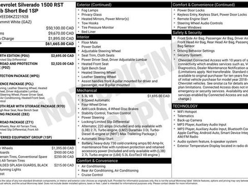 Used 2019 Chevrolet Silverado 1500 RST w/ True North Edition AWD/4WD image 17
