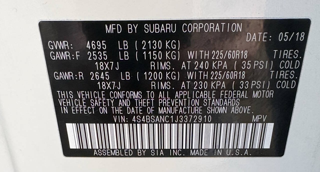 Used 2018 Subaru Outback 2.5i Limited AWD/4WD image 22