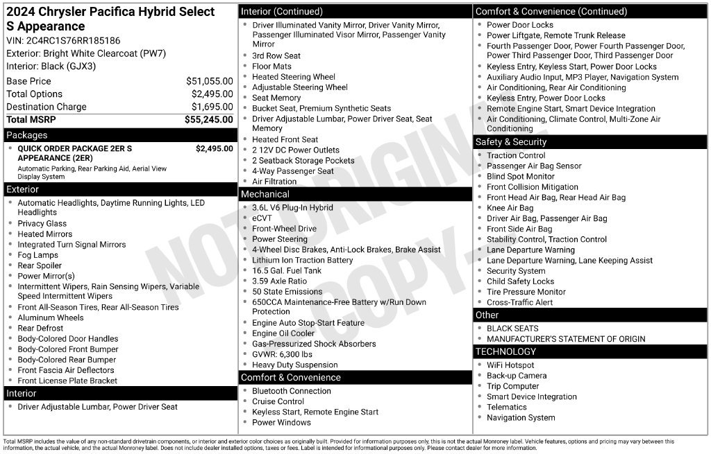 Used 2024 Chrysler Pacifica Limited FWD image 41