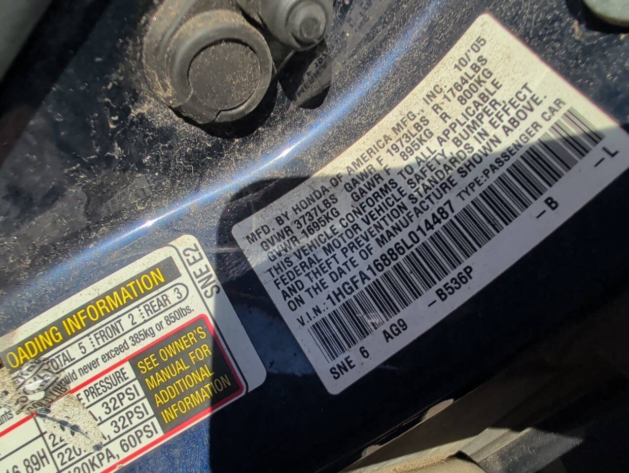Used 2006 Honda Civic EX image 40